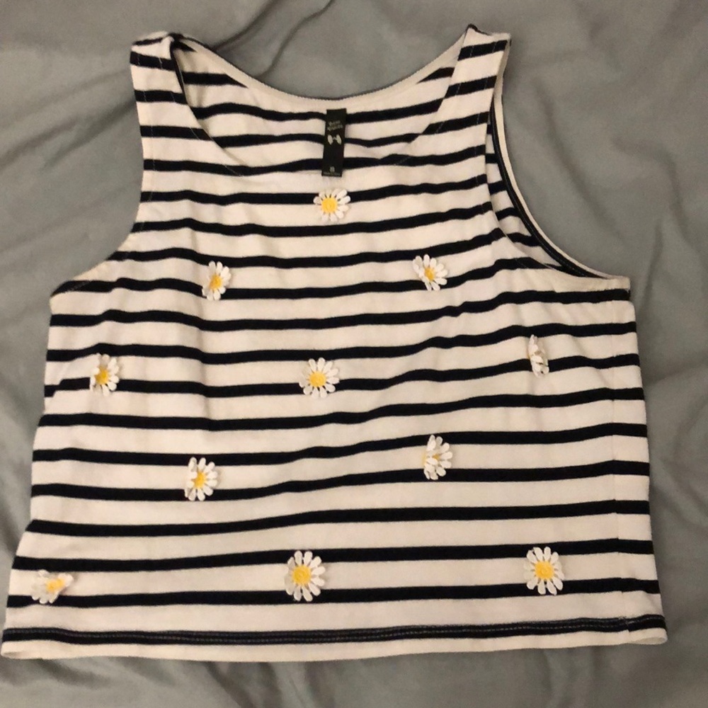 3 for $12 Striped Crop Top